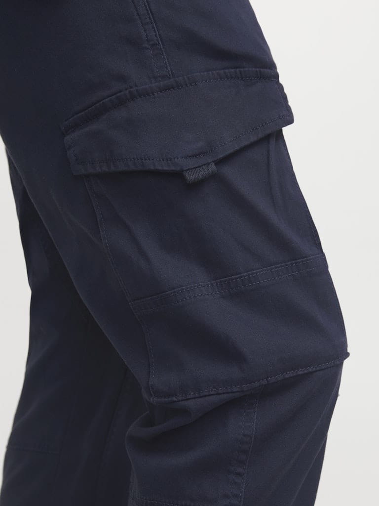 Pantalón Cargo Slim Azul Marino - JJIPAUL JJFLAKE AKM 542 NAVY BLAZER NOOS
